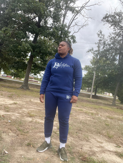 BeAction royal blue hoodie set